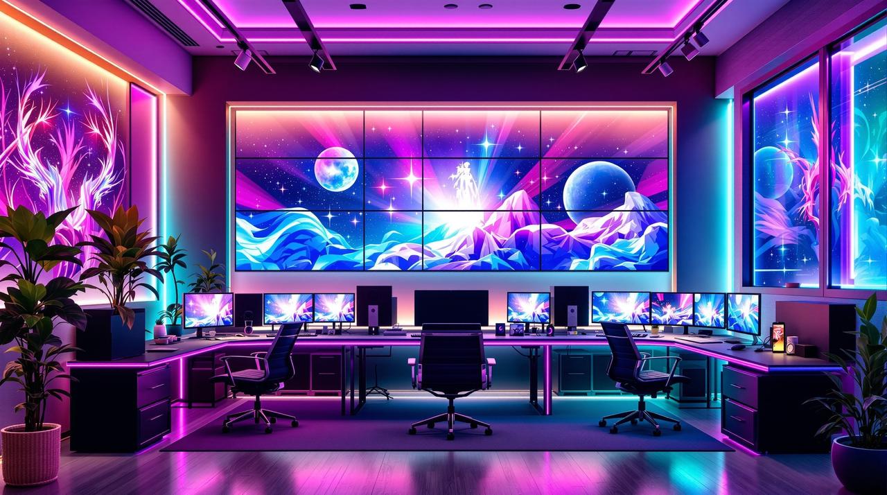 漫播官网充值工作室 漫播官网充值工作室 - 创意团队日常工作场景